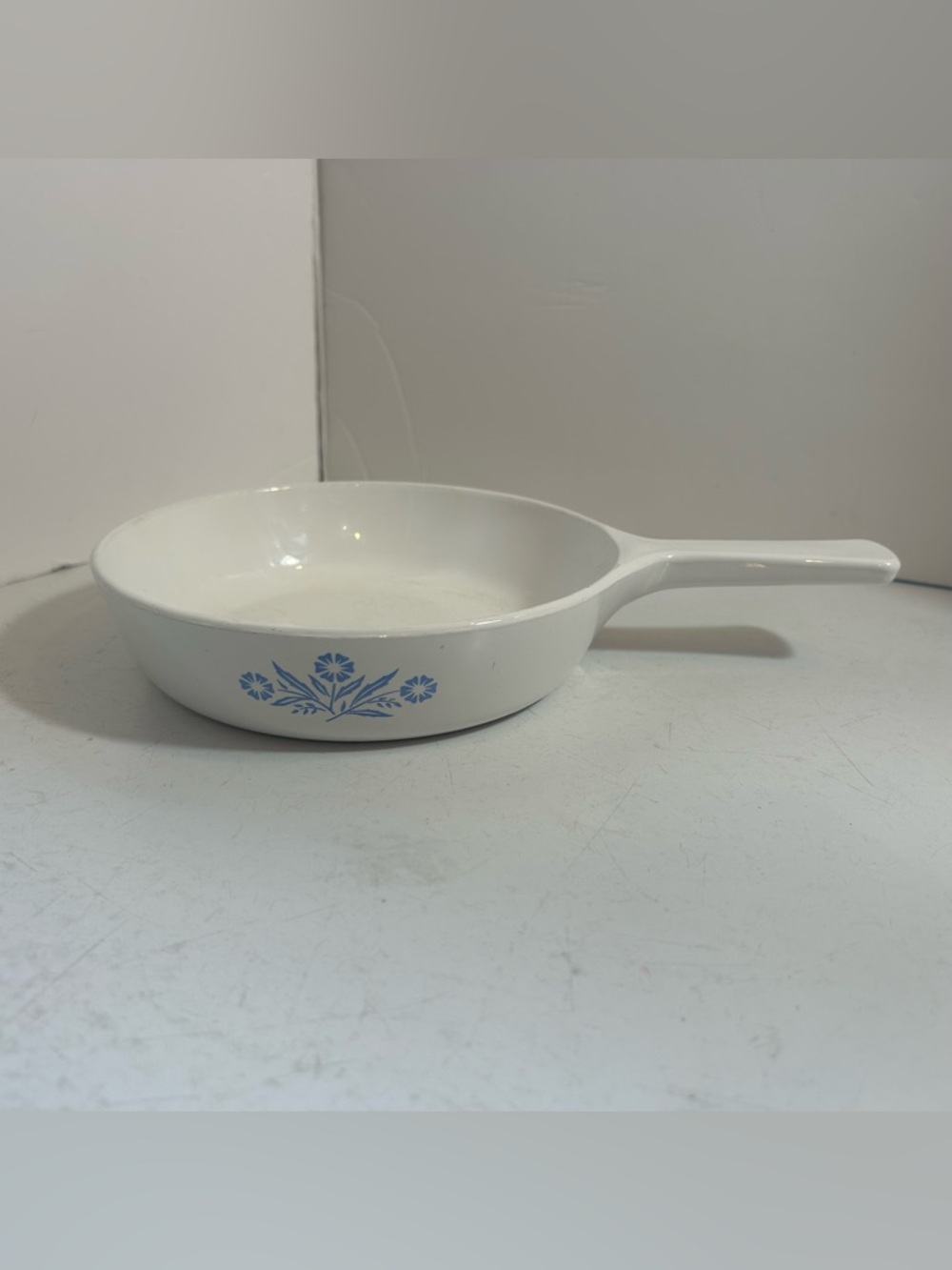 Vintage Corning Ware 6.5 inch skillet cornflower blue‎ P-83-B ovenproof pan
